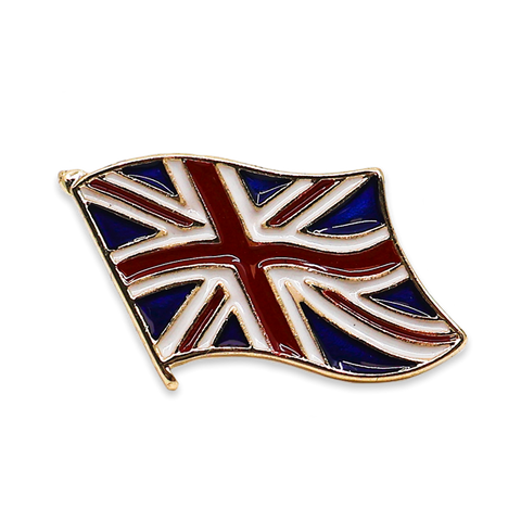 Union Jack Flag Enamelled Pin