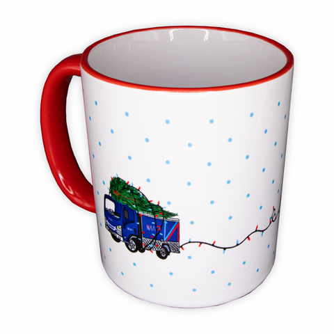 Christmas NAAFI Wagon Mug