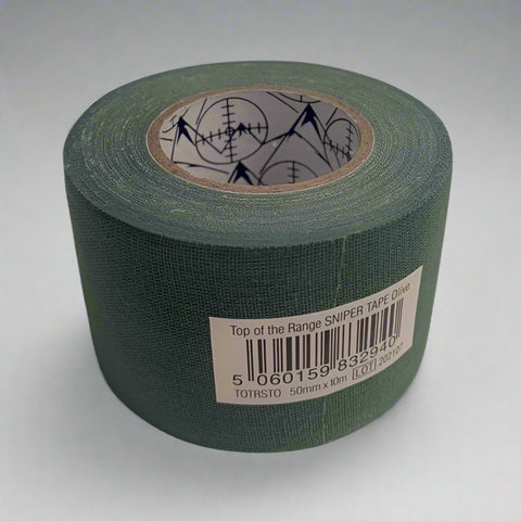Top of the Range Sniper Tape Olive 50mm x 10m