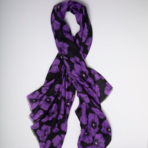 Poppy Scarf Purple