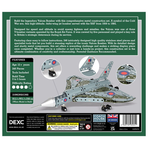 Vulcan Bomber Metal Construction Set