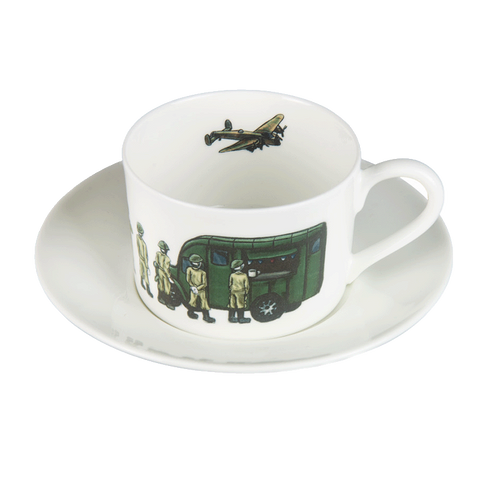 Time for a NAAFI Break Bone China Wagon Tea Cup