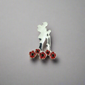 Poppy Soldier Remembrance Brooch