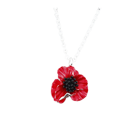 Hand Enamelled Remembrance Jewellery Pendant