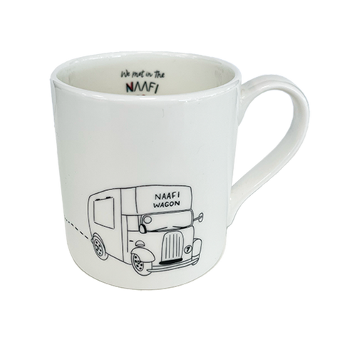 We Met In The NAAFI Wagon Mug