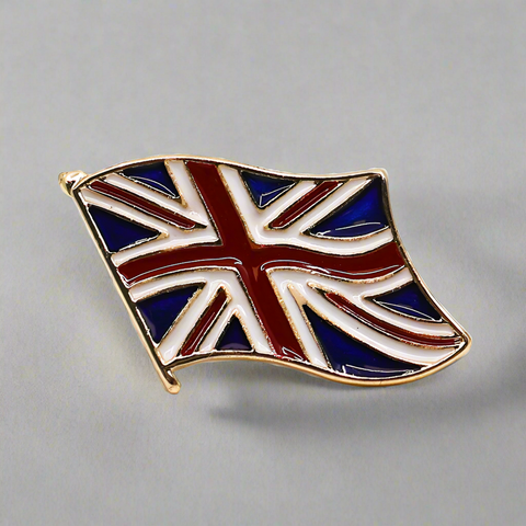 Hand Enamelled Union Jack Pin Badge