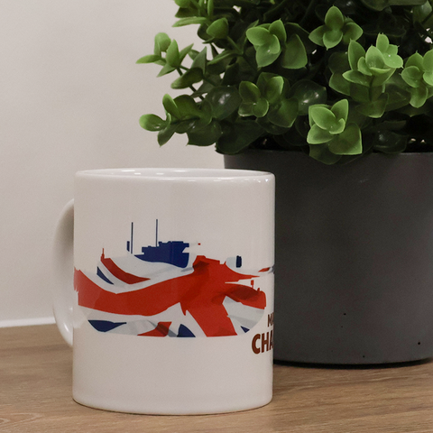 Gillian Jones Challenger II Union Jack Mug