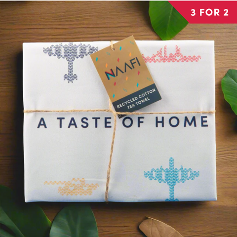 Never Far From Home Tea Towel