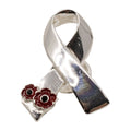 Poppy Ribbon Remembrance Brooch