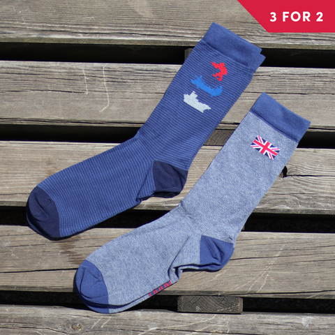 NAAFI Socks Union Jack Design