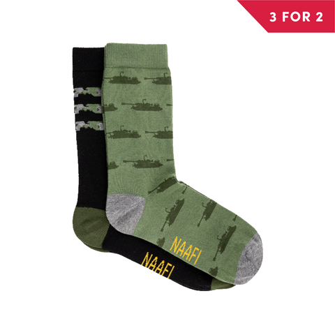 NAAFI Socks Camo Tank 2pk