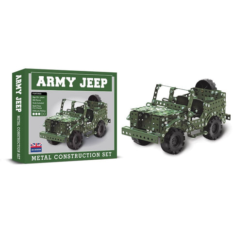 Army Jeep Metal Construction Set