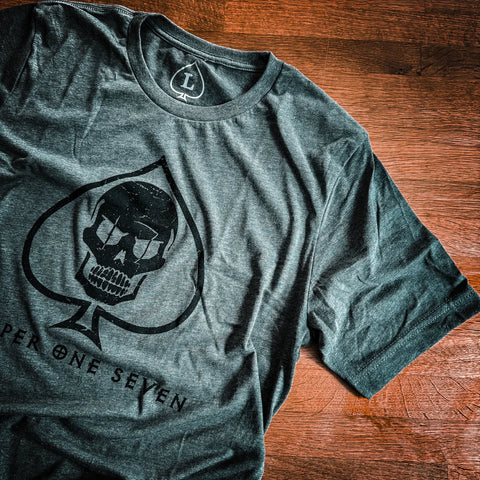 Reaper One Seven Tee - Charcoal