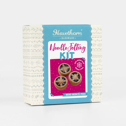 Hawthorn Handmade Mince Pie Mini Needle Felting Kit