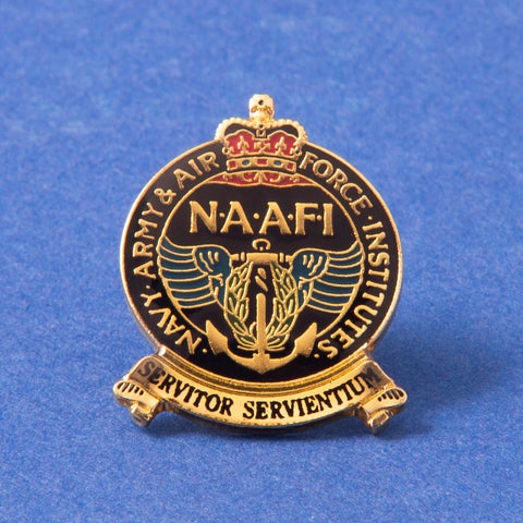 The Royal NAAFI Pin badge