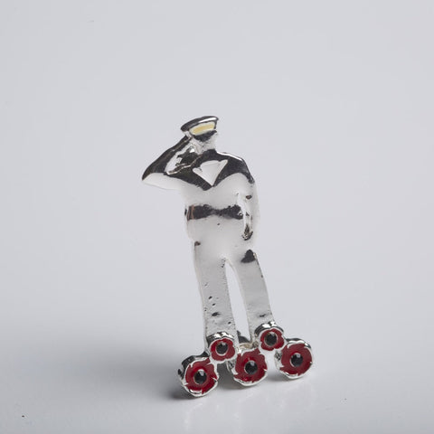Poppy Sailor Remembrance Brooch