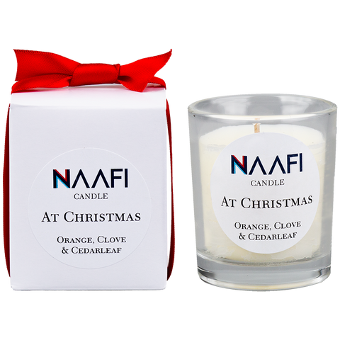 NAAFI Candle - At Christmas