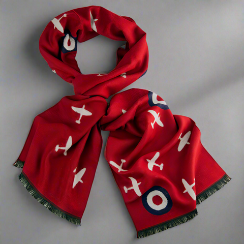 Red Spitfire Scarf